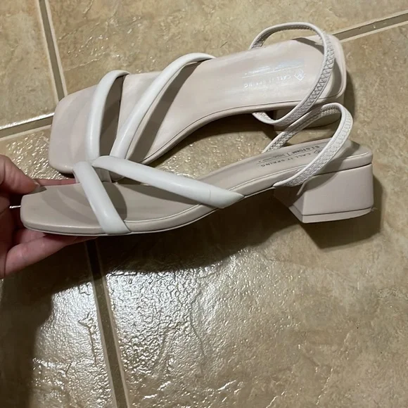 Call It Spring White Sandals - Picture 2 of 3